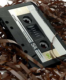 Chewed Up Cassette Tapes